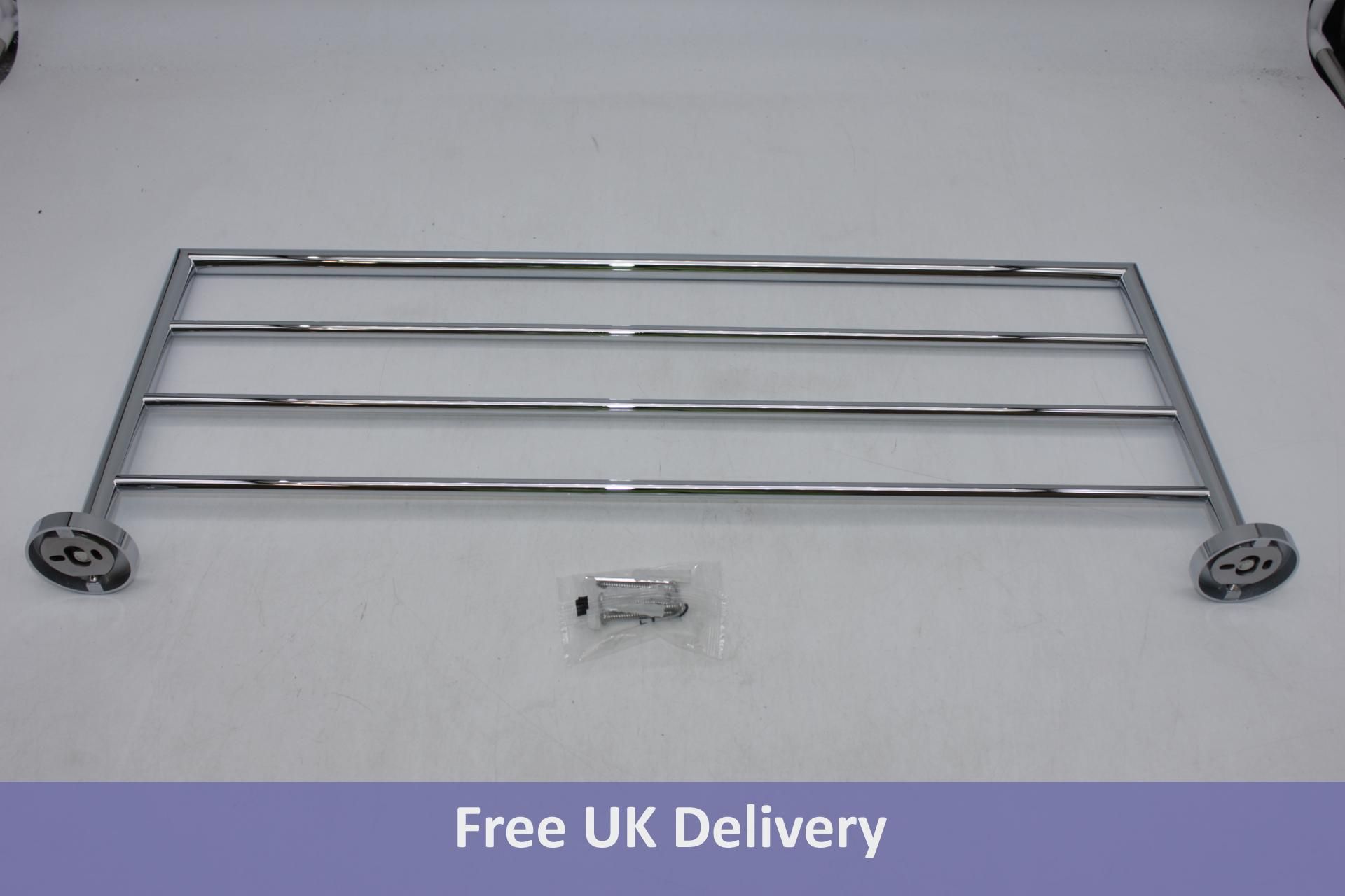 Four Crown Towel Rack, 654mm x 54mm x 248mm, Chrome