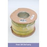 RR Kabel High Quality Flexible Single Core Cable 4.0MM² ROLL of 100m Green/Yellow