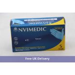 Ten Nvimedic Powder Free Nitrile Examimation Gloves Box of 100, Size S