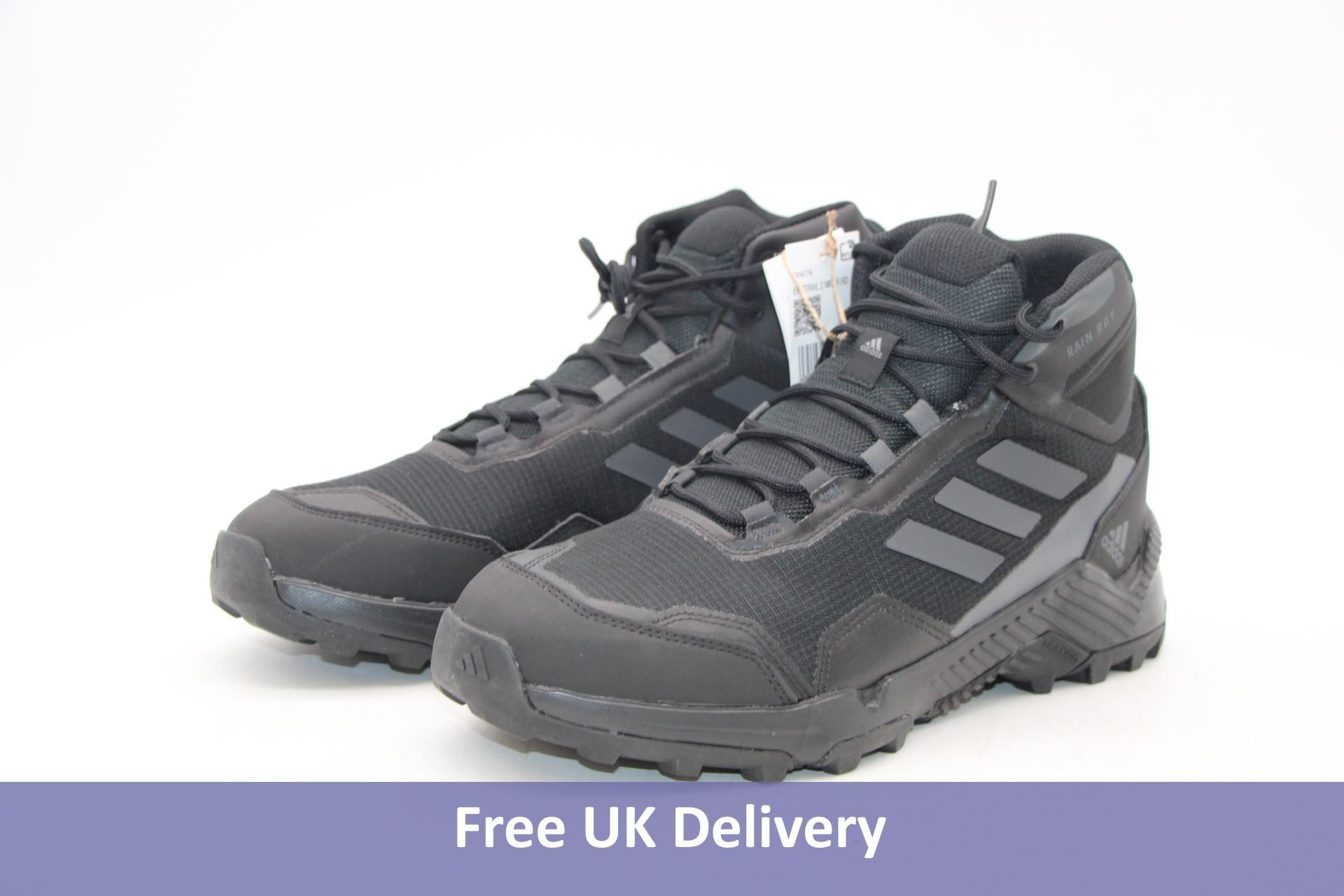 Adidas Men's Eastrail 2.0 Mid Hiking Shoes, Black, UK 9.5, No Box