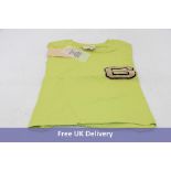 Stella Nova Boxy Cropped T Shirt, Summer Green, Size S
