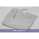 Stella Nova Shiny Casual Volume Trousers, Light Grey, Size 36