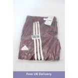 Adidas Unisex FC Bayern Sweatpants, Burgundy, UK Size M