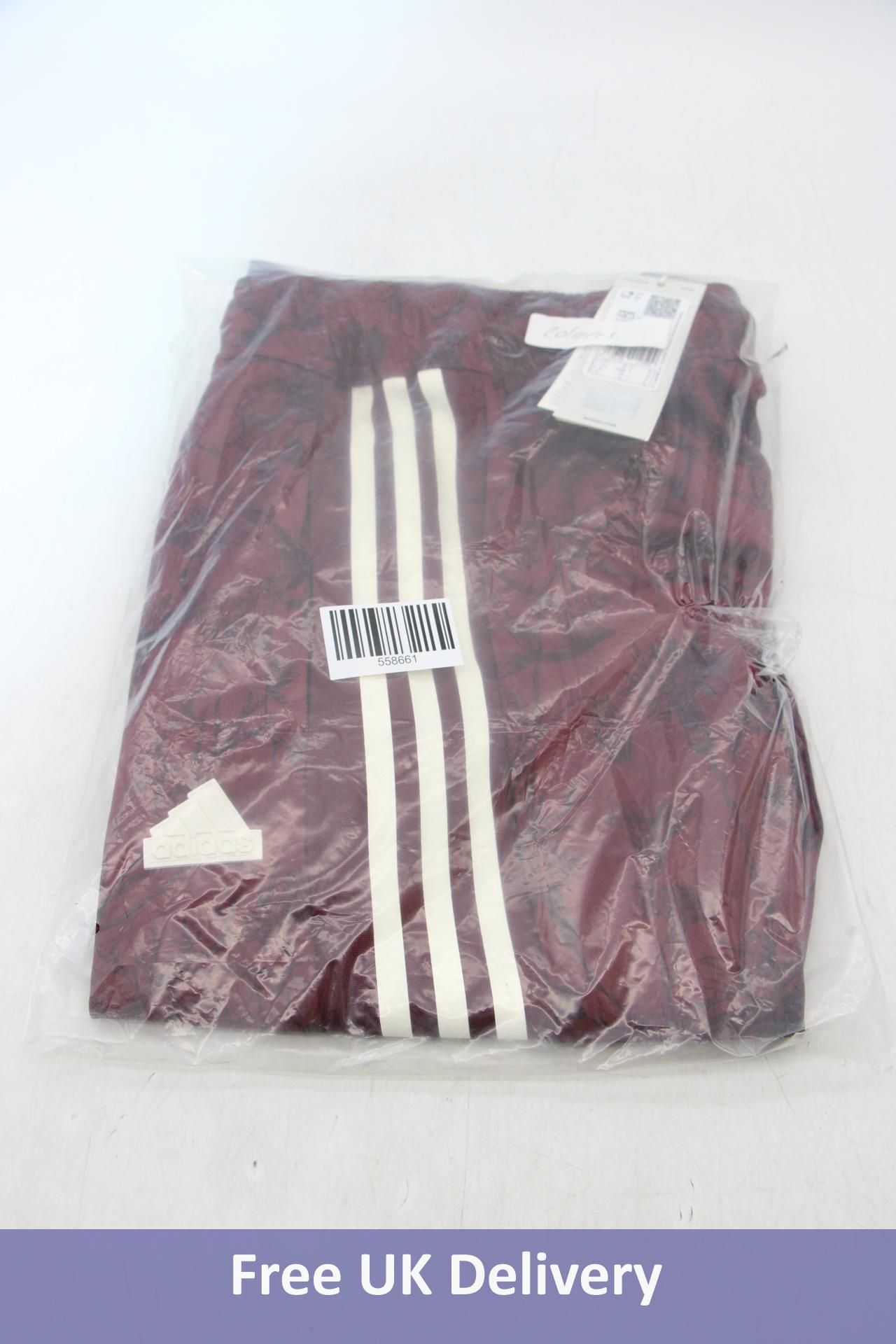 Adidas Unisex FC Bayern Sweatpants, Burgundy, UK Size M