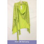 Never Fully Dressed Sequin Jaspre Skirt, Lime, UK 10