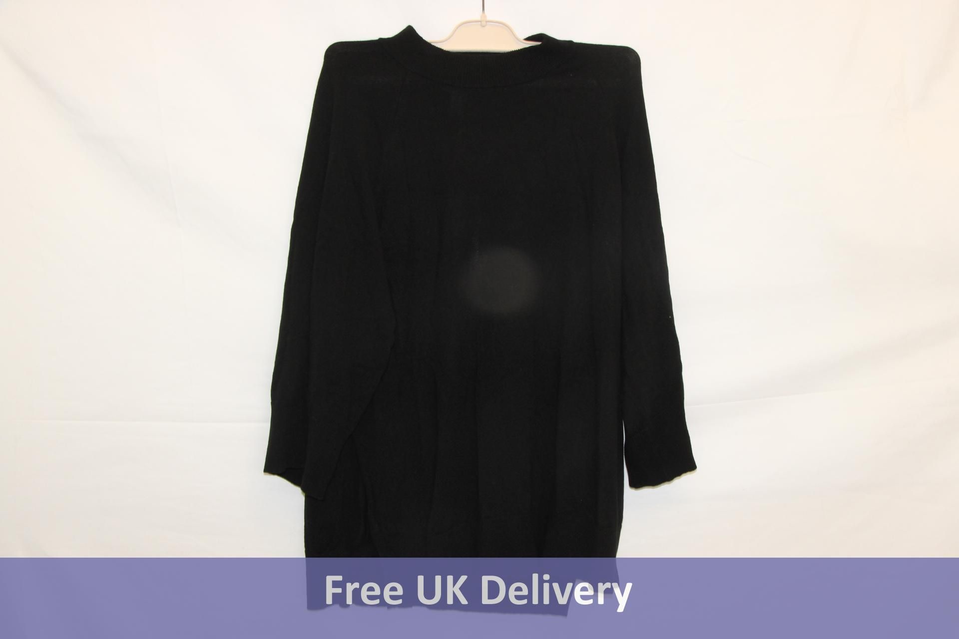 Autumn Cashmere Oversized Tunic, Black, Size M