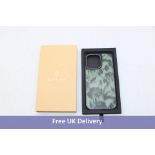 Burga iPhone 14 Phone Case Soft Focus, Dark Green