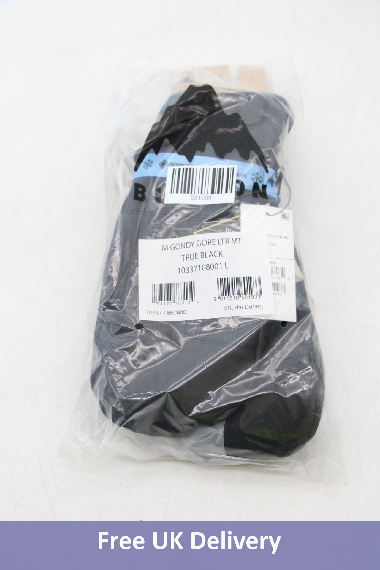 Burton Gondy Gore-Tex Leather Mitten Gloves, Black, Large