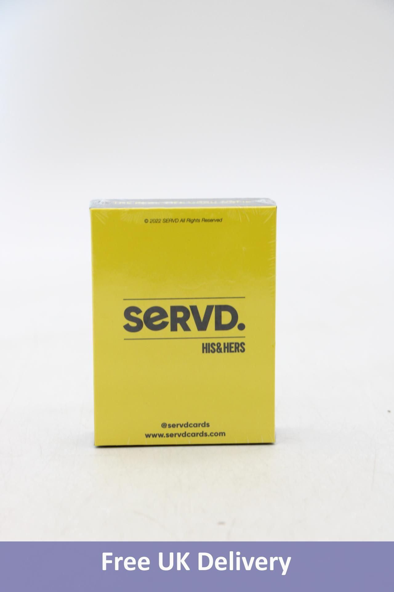 Twenty-four packs of Servd His & Her, The Hilarious Real-Life Couples Card Game - Image 2 of 8