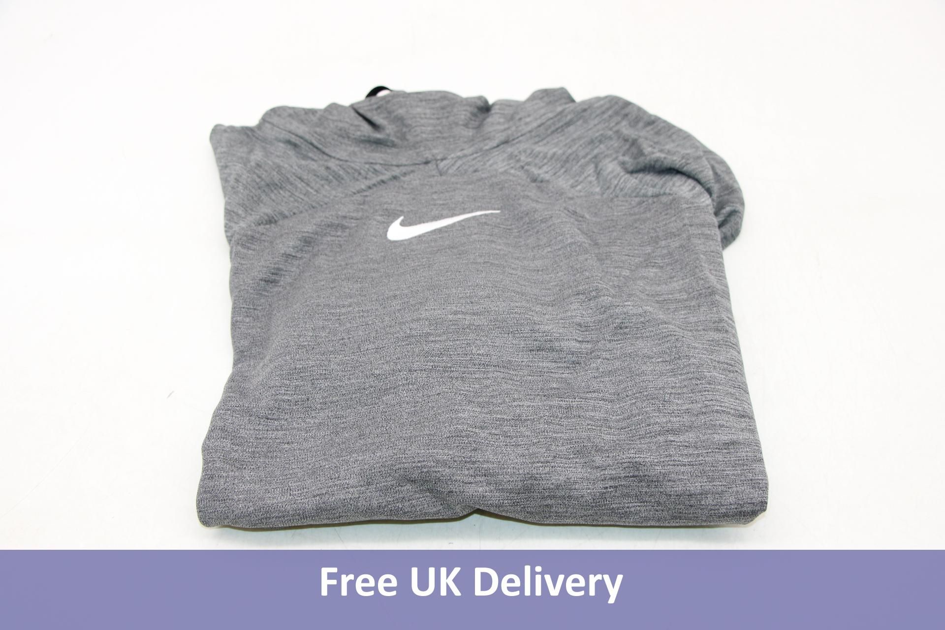 Nike Hooded Thin Sweat Shirt, Grey, Size XL