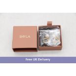 Shyla Pearl Earring FreshWater Cultured, Gold/Sterling Silver