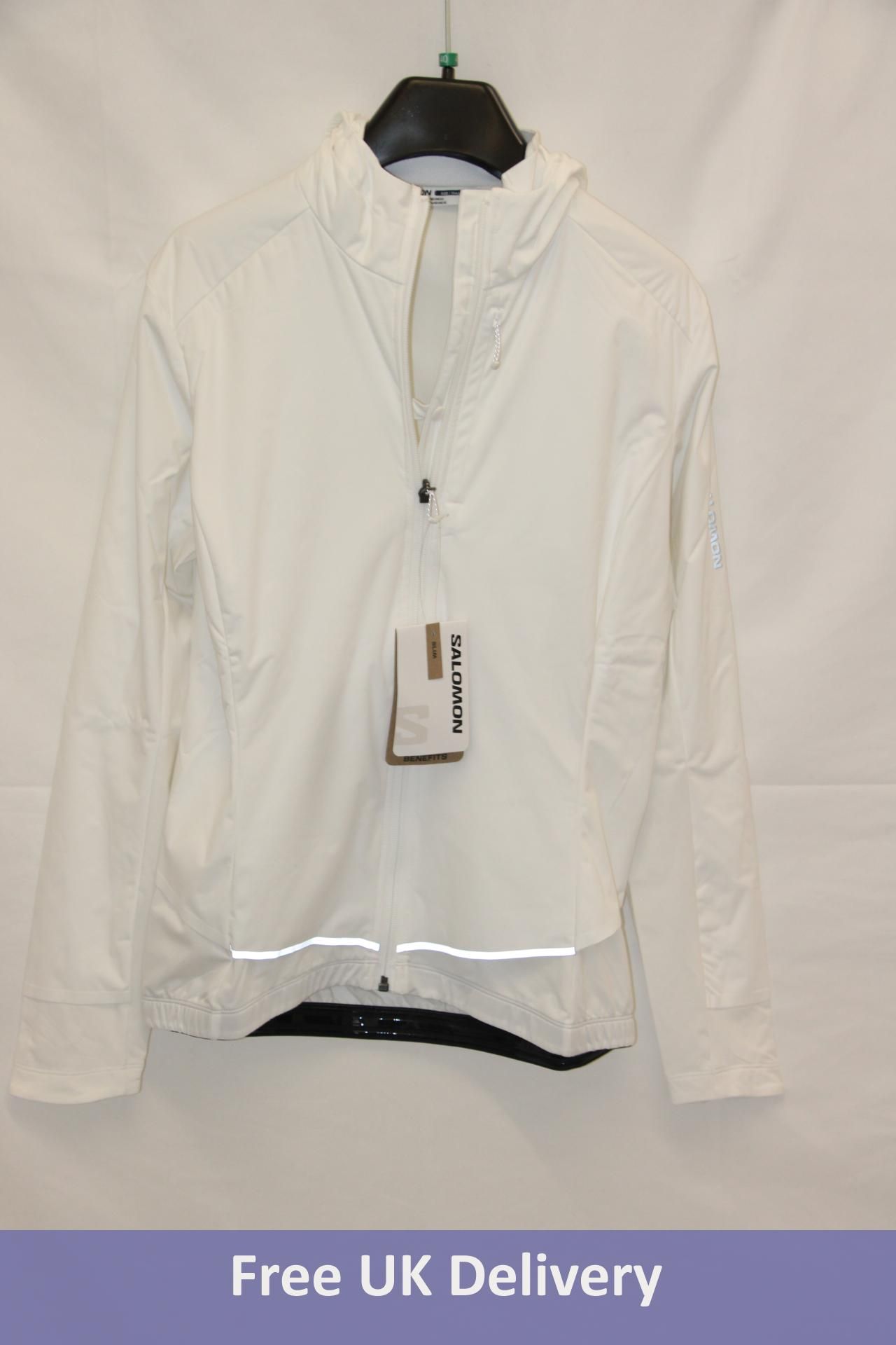 Salomon Light Shell Jacket, White, Size S