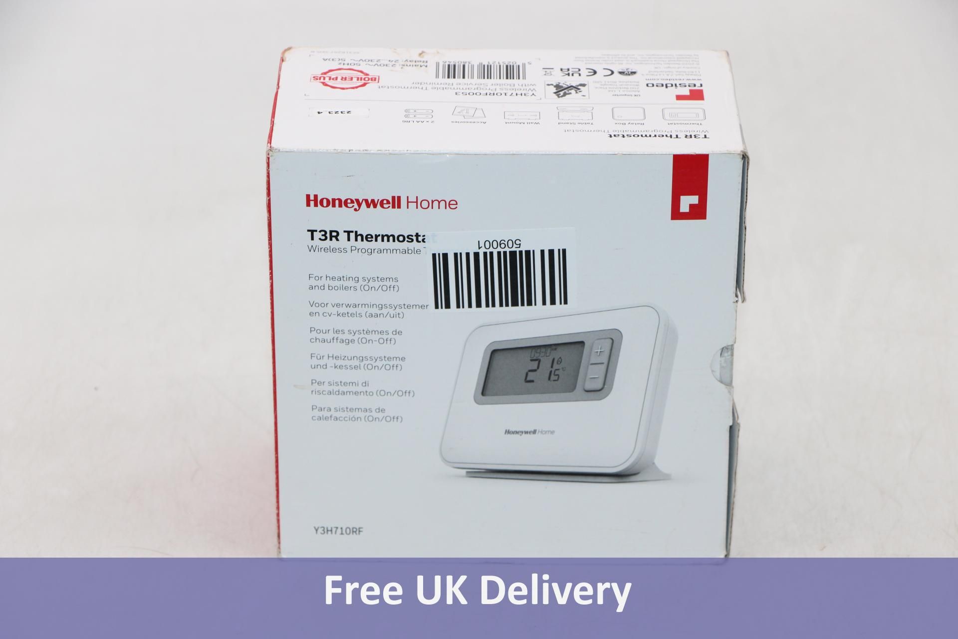 Honeywell Home TR3 Wireless Programmable Thermostat. Box damaged, Not tested