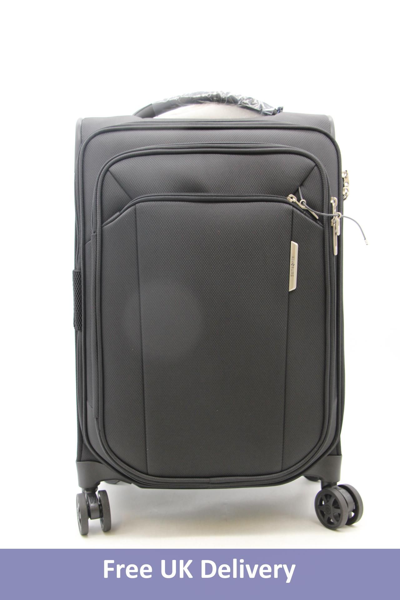 Samsonite Respark Spinner 55/35 Expandable Suitcase, Black