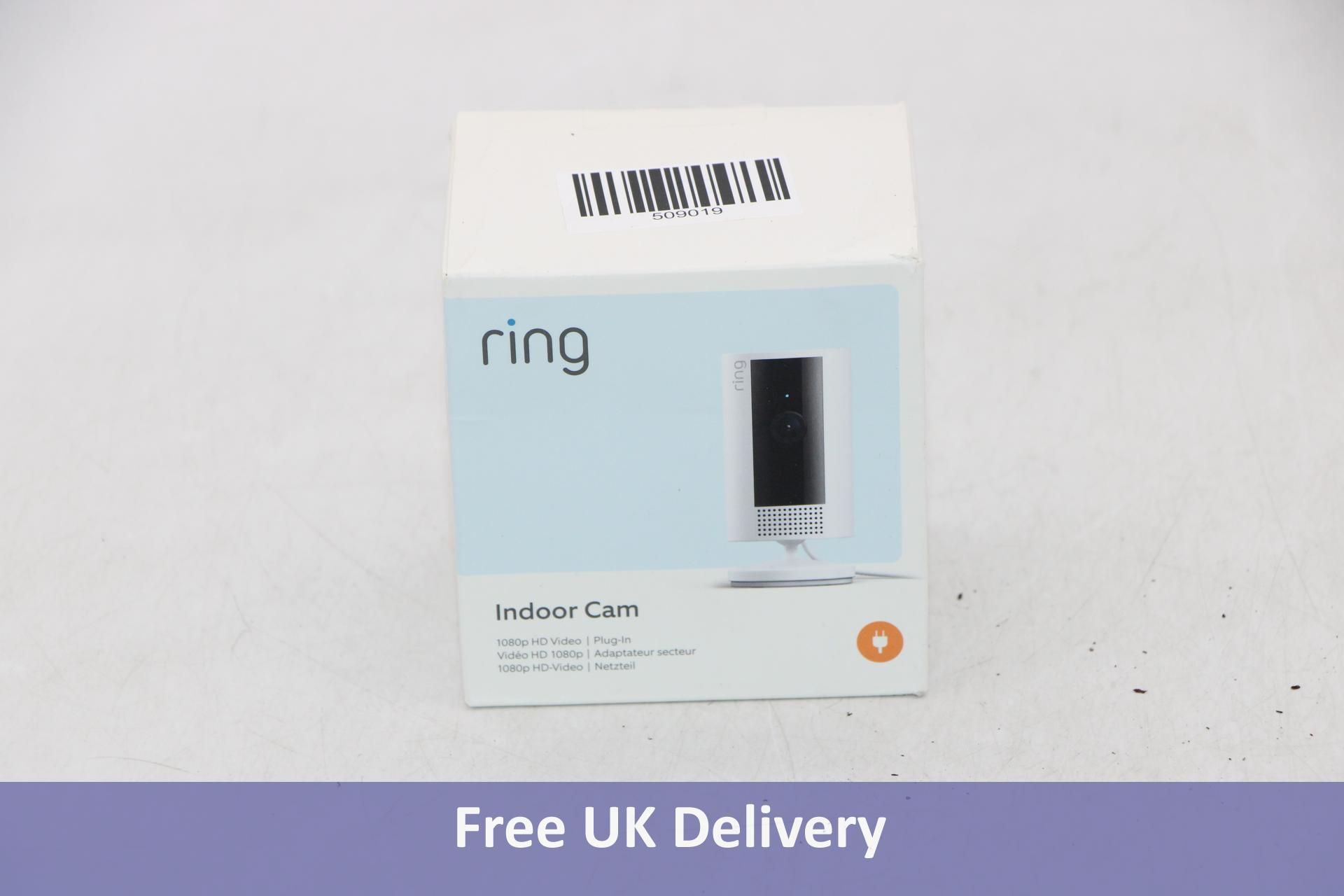 Ring Plug In Indoor Camera. Used, Not tested