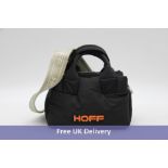 Hoff Quilted Nylon Mini Shoulder Bag, Black