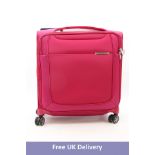 Samsonite Trolley D'Lite Spinner Suitcase, Fuchsia Pink, 55cm