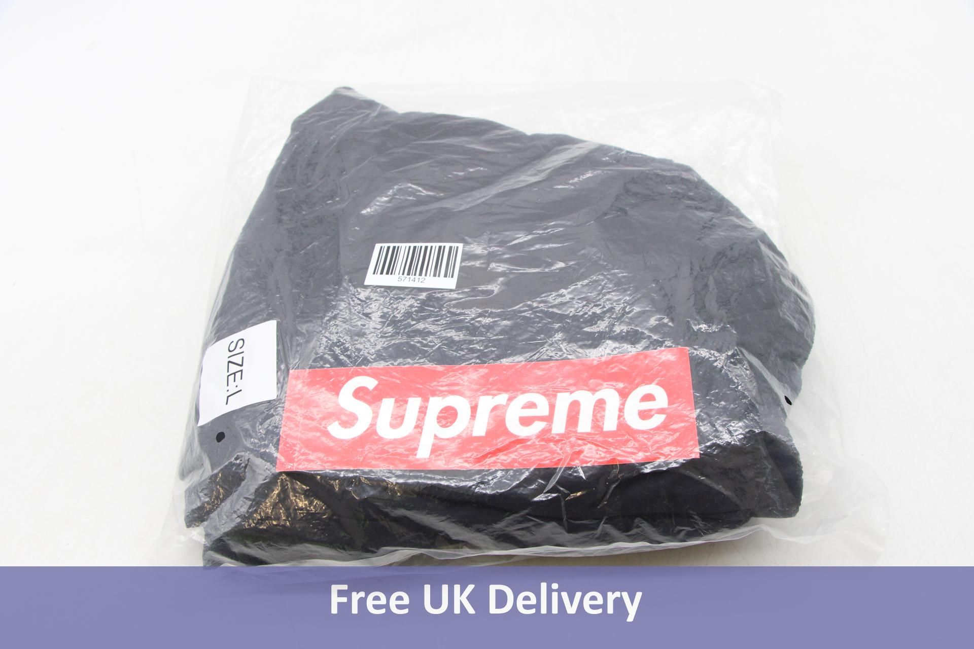 Supreme FW23 Warm Up Pants, Black, Size L