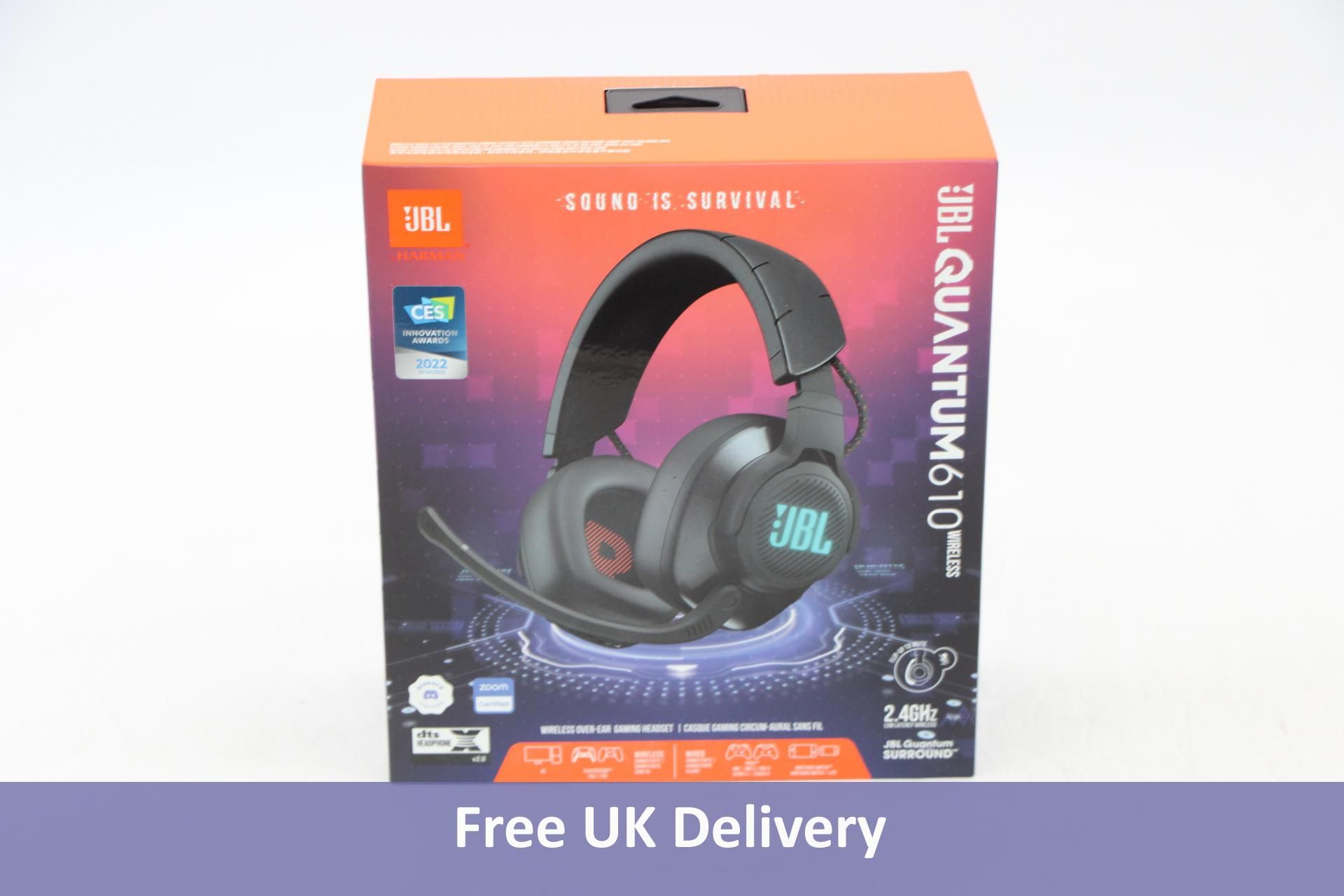 JBL Quantum 610 Wireless/Wired Gaming Headset with Quantum Sound, Black