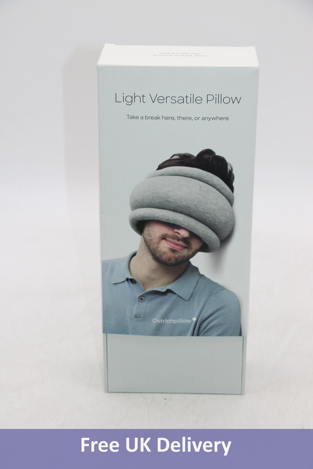 Ostrichpillow Travel Pillow, Sleepy Blue