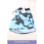 Three Adidas Men's Run Icons Logo Graphic Printed Shorts, Multi/Blue, UK 2 x M, 1 x L