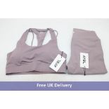 Three Items AYBL Spots Clothinng to include 1x Core Leggings, Lavender, Size M, 1x Core Leggings, As