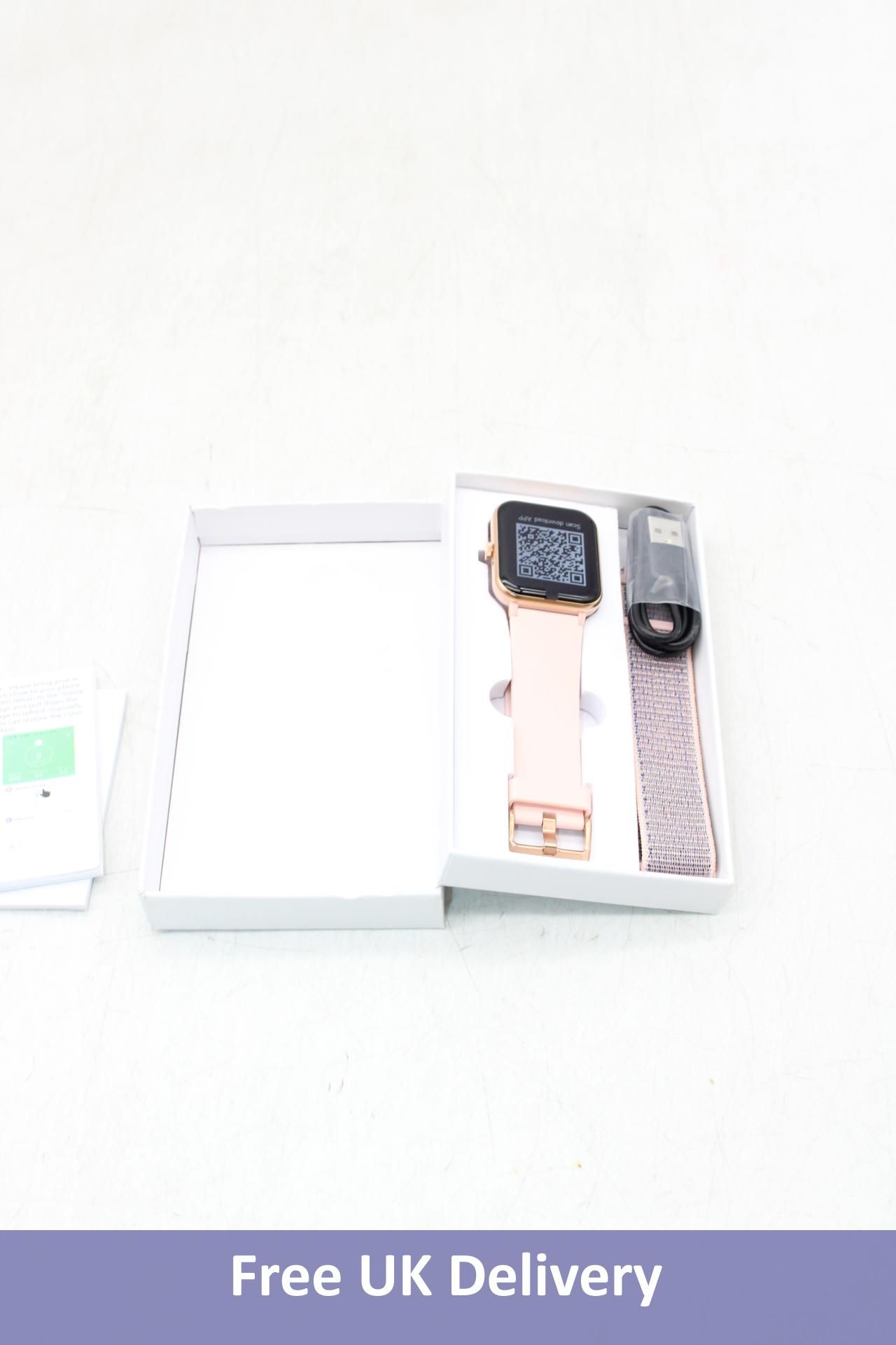 Blackview R3 Pro Pink Smartwatch. New, Box opened