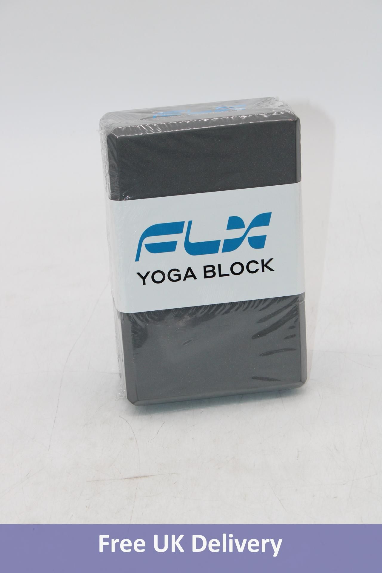 FLX Yoga Block, Grey, Set of 8