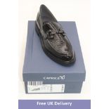 Caprice Naplak Flat Shoes, Black, UK 5.5