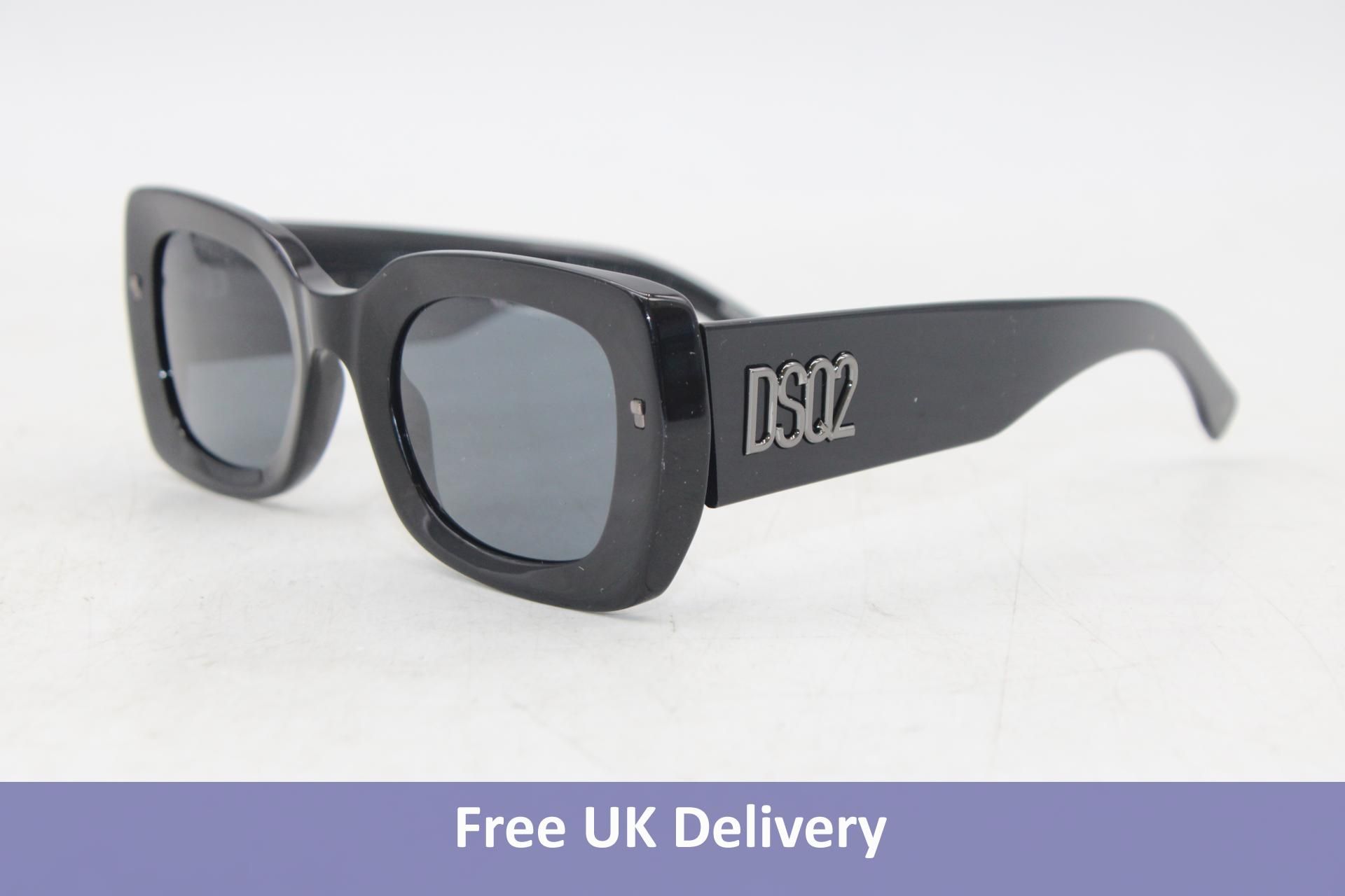 DSquared2 Refined Sunglasses, Black, No Box