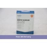 Four Eufy T89000D4 Security Entry Sensors, Battery Powered