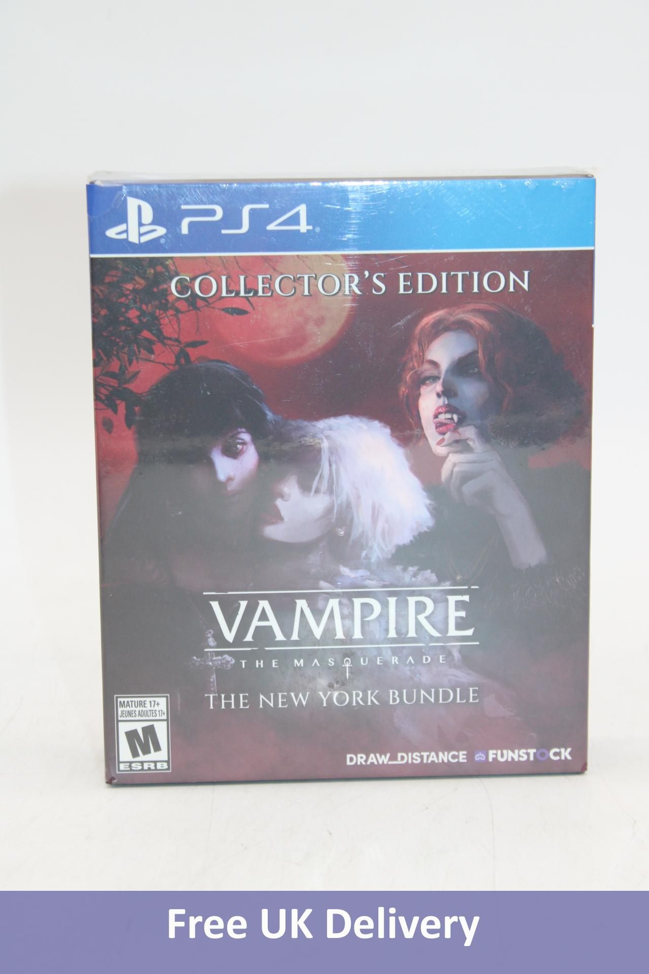 Vampire: The Masquerade: The New York Bundle PlayStation 4 Game, Collectors Edition, Purple