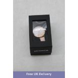 Two Sekonda Black Leather Silver and Rose-Gold Dial Strap Watch 1686 and A Sekonda 2624 Sekonda Ladi