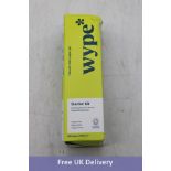 Four Wype Natural Toilet Paper Gel and Refill Bottle, 100ml, 250 Wipes