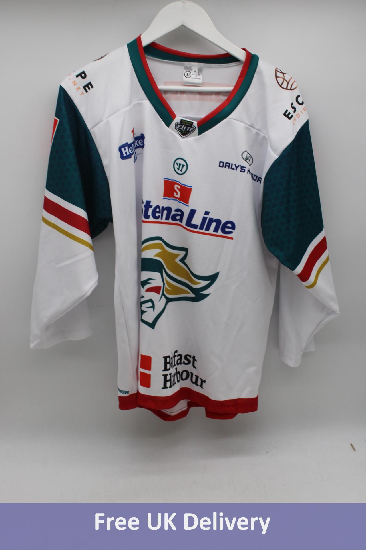 Belfast Giants Ice Hockey Fan Replica Away Jersey, Small