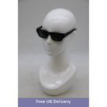 Flatlist Frankie Sunglasses, Solid Black/Solid Black Lens 011 001