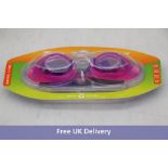 Twelve Zoggs Kids' Ripper Junior Swimming Goggles, Pink/Purple