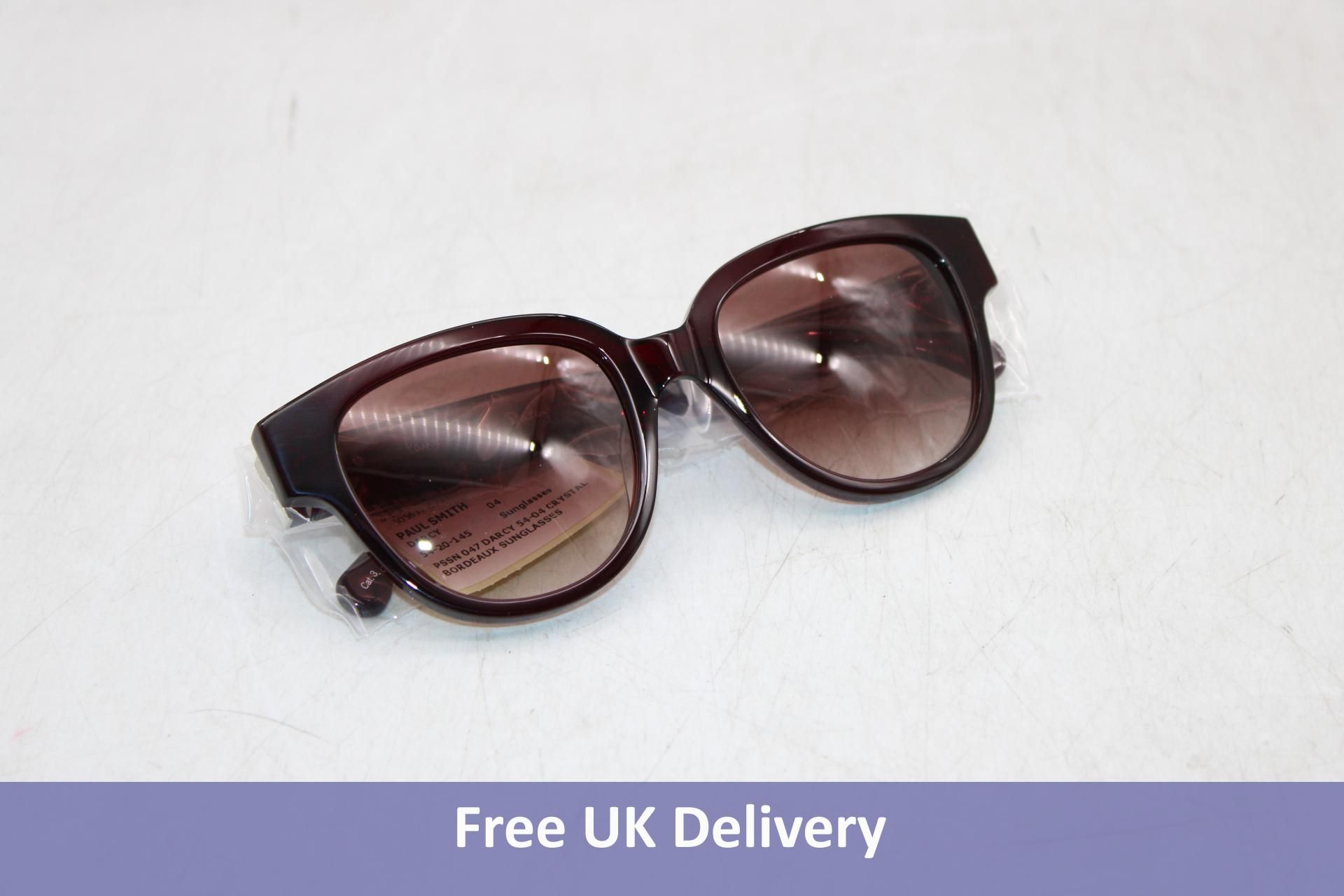 Paul Smith Darcy Sunglasses, Crystal Bordeaux, No Case