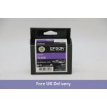 Two Epson UltraChrome Pro 10 Ink, 1x Matte Black T46S8 and 1x Violet T46SD, Both 25ml