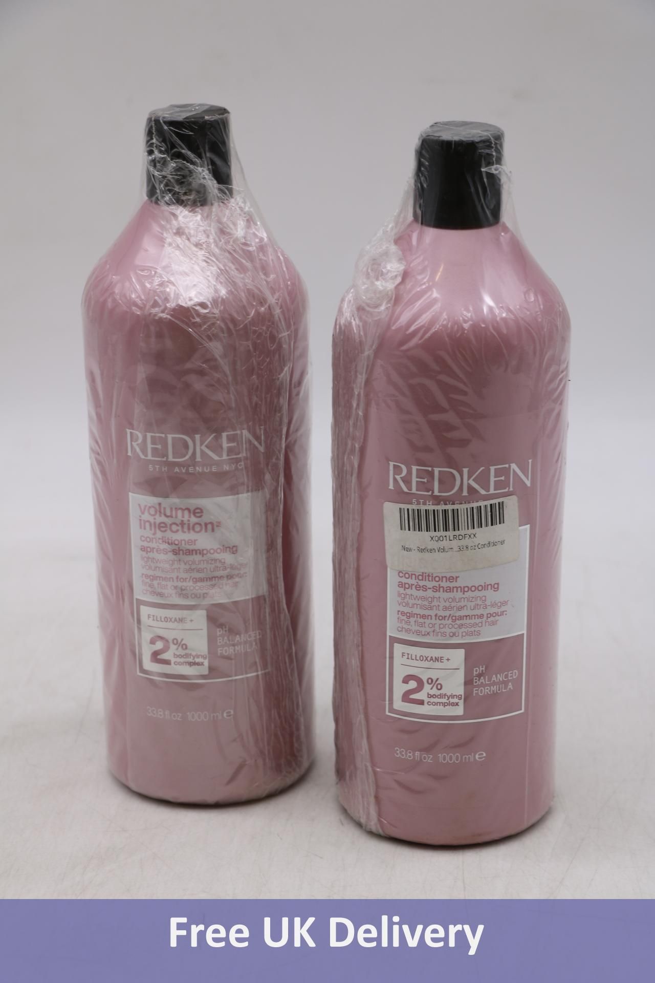 Two Redken Volume Injection Conditioner 1000ml