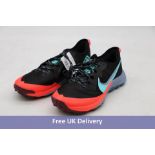 Nike Men's Air Zoom Terra Kiger 7, Black/Dynamic Turq/Dark Beetroot, UK 9. No Tag or Box, appears ne