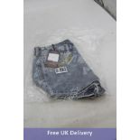 Ed Hardy NYC Lover Denim Shorts, Bleach, S