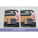 Eight Duracell 6V Flat Pack 4LR61 Alkaline Battery