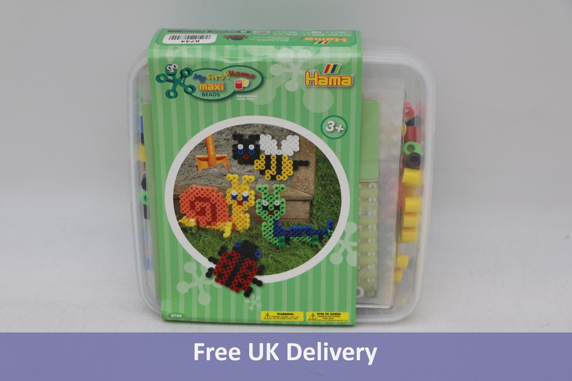 Four Hama Maxi Gift Box 8744 Beads and Pegboard Animals