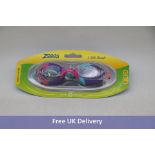 Six Zoggs Kids' Little Bondi Swimming Goggles, Aqua/Purple