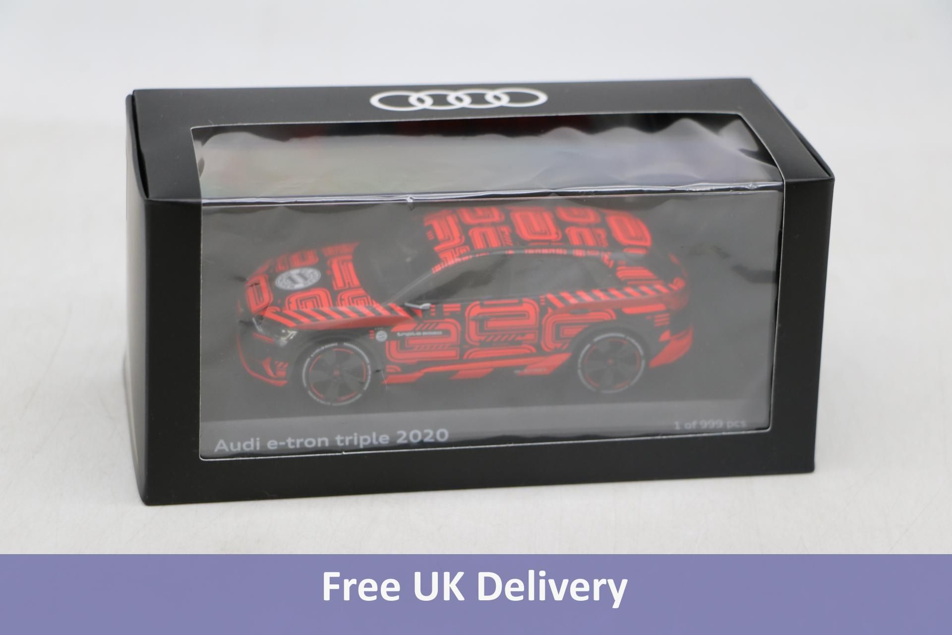 Audi 5012120231, e-tron triple 2020 Model Car, Red/Black