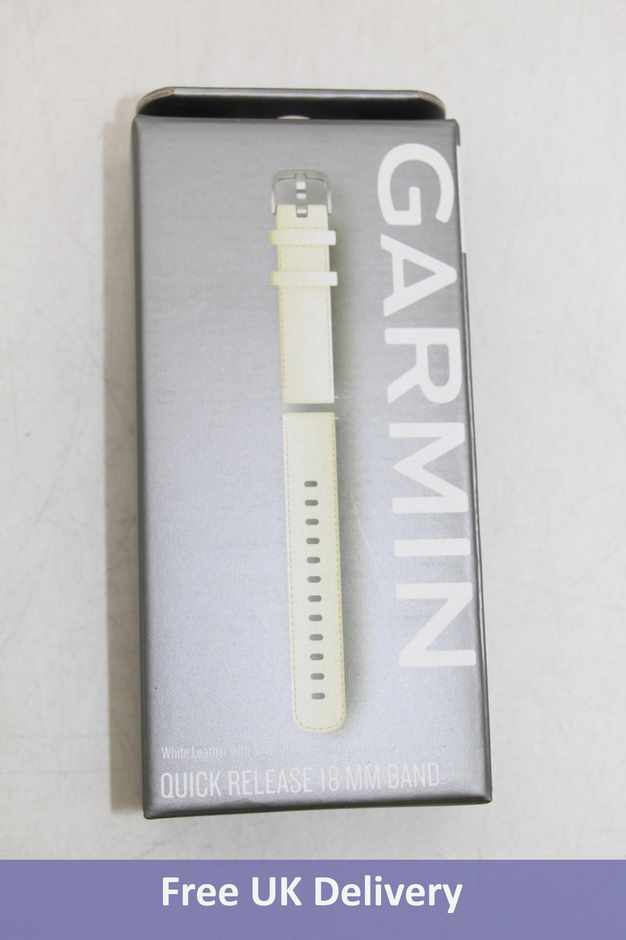 Garmin Quick REL 18mm Band, White