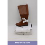 Style Shoes Women's Vintage Leather Boots, Camel, UK 5. Box damaged