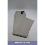 Gardeur Men's Iconic Khakis Slim Fit Chino Trousers, Cream, 32W 32L