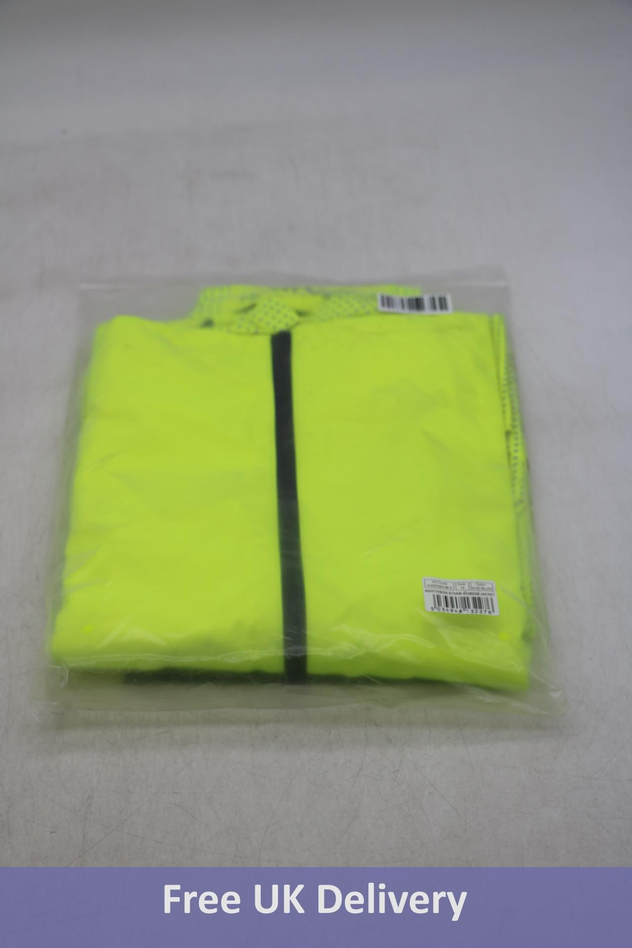 Nightvision Nevis Women's Waterproof Cycling Jacket, Yellow, Size 12